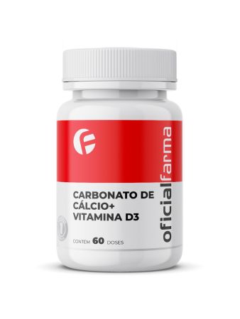 Carbonato de Cálcio + Vitamina D3 60 Doses