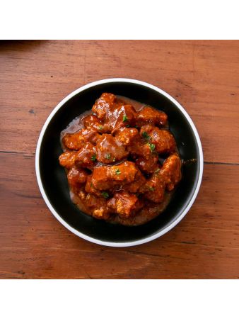 Por&ccedil;&atilde;o de Lombo Su&iacute;no ao Molho Barbecue