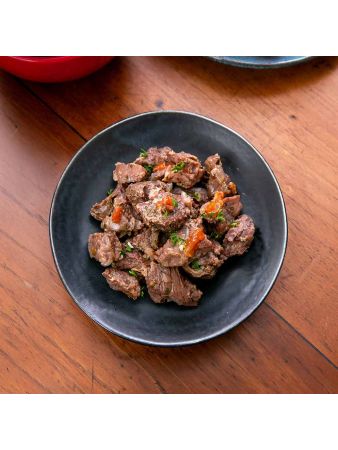 Porção de Carne em Cubos